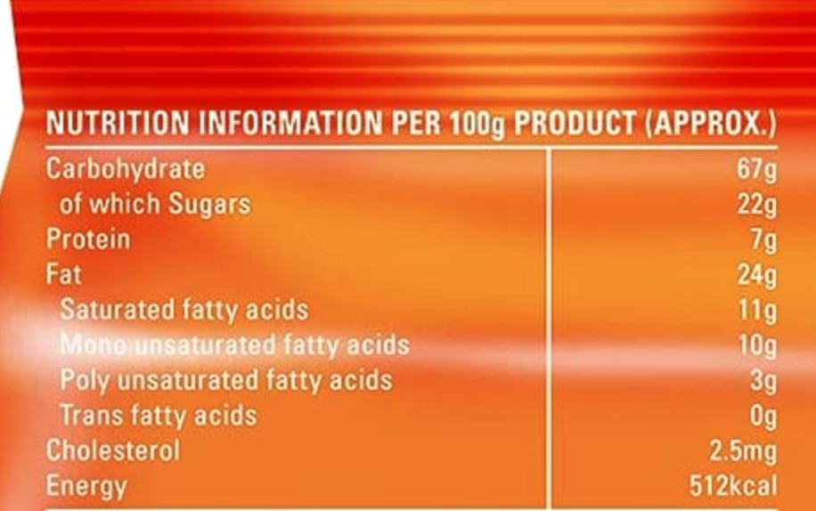 Nutritional Information